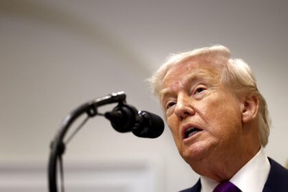 US President Donald Trump at the White House on 12 February 2026.