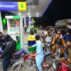 Vehicles queue for fuel in Peshawar, Pakistan on 3 April 2026.