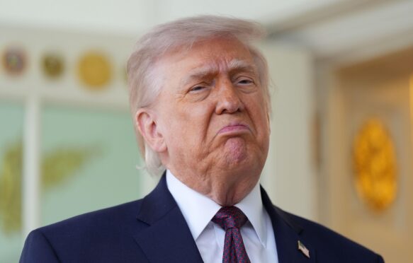 US president Donald Trump.