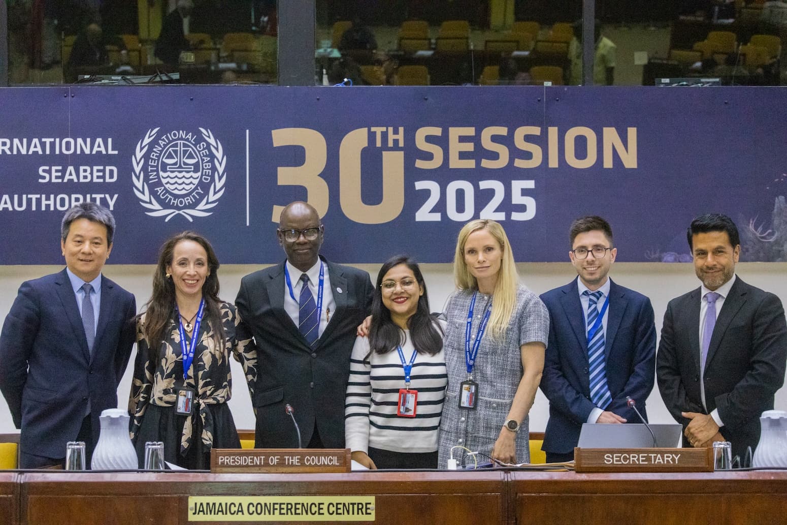 The 30th meeting of the International Seabed Authority in Kingston, Jamaica.