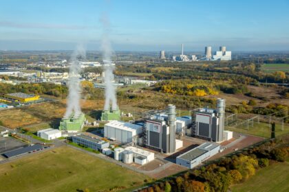 Gas power plant.